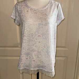 LAUREN CONRAD - Floral Top - Size Medium